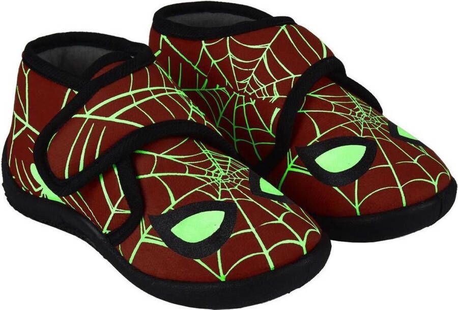 Marvel Spider Sloffen Glow in de dark Rood - Foto 2