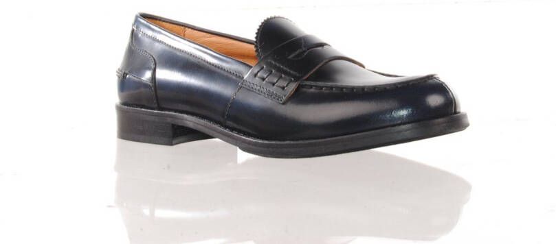 MAURY dames penny loafer blauw