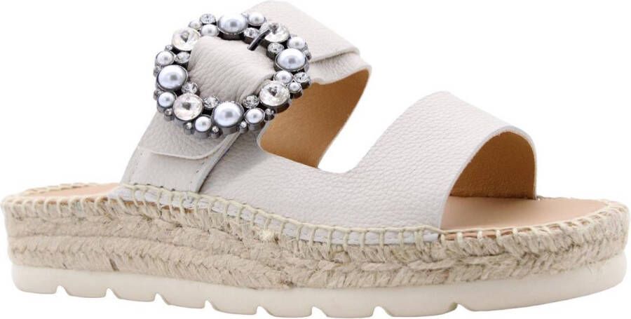 Maypol Stijlvolle zomerslippers voor vrouwen Beige Dames - Foto 2