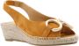 Maypol Stijlvolle Espadrille Sleehakken voor Vrouwen Brown Dames - Thumbnail 14