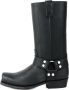 Mayura Boots 01 Zwart Biker Western Heren Laarzen Vierkante Neus Platte Hak Vast Sierspoor - Thumbnail 5