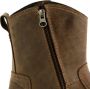 Mayura Boots 05 Bruin Biker Western Heren Enkellaars Vierkante Neus Rits Sluiting - Thumbnail 3