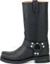 Mayura Boots 1501 Zwart Biker Western Laarzen Heren Vierkante Neus Oliebestendige Rubber Zool Kalfs Leer - Thumbnail 3