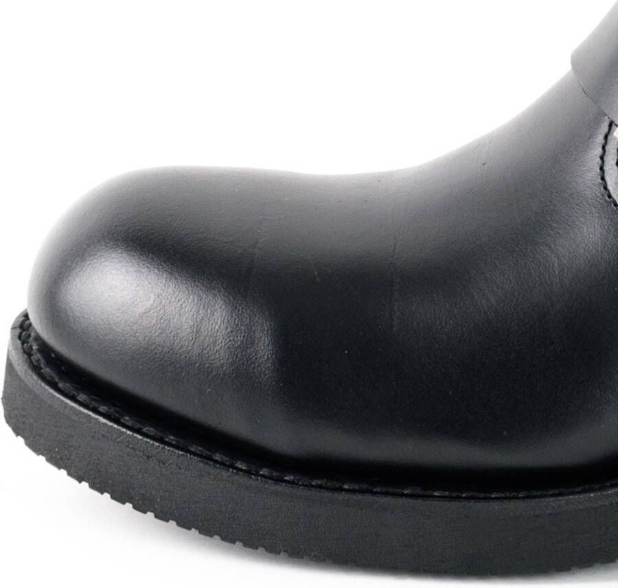 Mayura Boots 1590 Zwart Biker Motorlaarzen Heren Ronde Stalen Neus Anti Slip Zool Echt leer - Foto 10