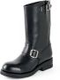 Mayura Boots 1590 Zwart Biker Motorlaarzen Heren Ronde Stalen Neus Anti Slip Zool Echt leer - Thumbnail 6