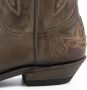 Mayura Boots 17 Taupe Ecotan Cow Western Laarzen Spitse Neus Schuine Hak Waxed Leer - Thumbnail 4