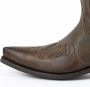 Mayura Boots 17 Taupe Ecotan Cow Western Laarzen Spitse Neus Schuine Hak Waxed Leer - Thumbnail 6