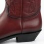 Mayura Boots 1920 Bordeaux Spitse Cow Western Line Dance Laarzen Schuine Hak Echt Leer - Thumbnail 5