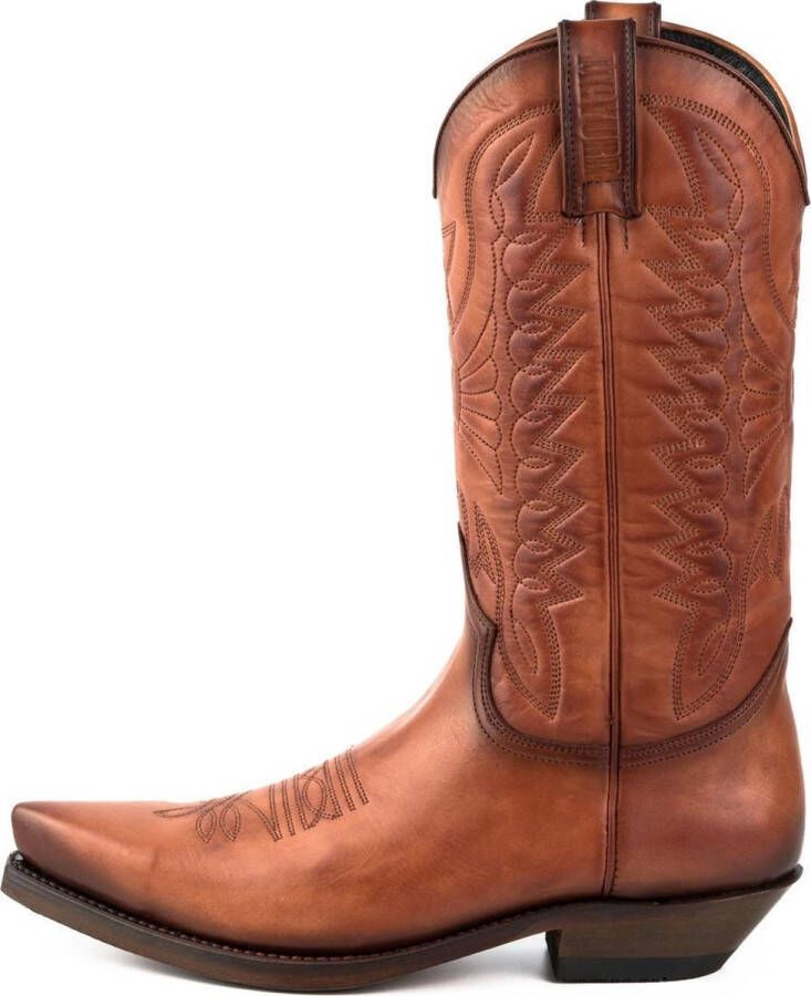 Mayura Boots 1920 Cogna Spitse Cowboy Western Line Dance Dames Heren Laarzen Schuine Hak Echt Leer