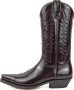 Mayura Boots 1920 Florentic Bordeaux Spitse Cow Western Line Dance Laarzen Schuine Hak Echt Leer - Thumbnail 2