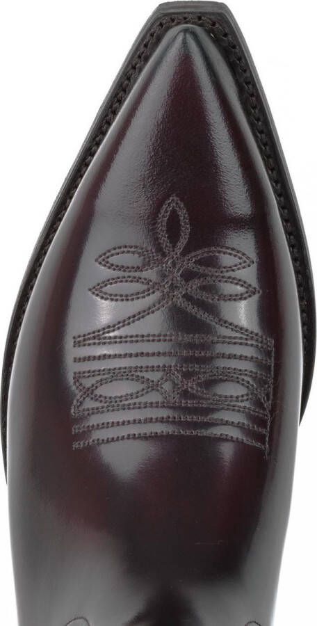 Mayura Boots 1920 Florentic Bordeaux Spitse Cowboy Western Line Dance Dames Heren Laarzen Schuine Hak Echt Leer