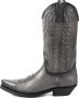 Mayura Boots 1920 Grijs Spitse Cow Western Line Dance Laarzen Schuine Hak Echt Leer - Thumbnail 6