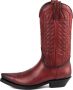 Mayura Boots 1920 Rood Bruin Spitse Cow Western Line Dance Laarzen Schuine Hak Echt Leer - Thumbnail 5