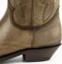 Mayura Boots 1920 Taupe Spitse Cow Western Line Dance Laarzen Schuine Hak Echt Leer - Thumbnail 6