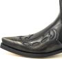 Mayura Boots 1927 Zwart Spitse Cow Western Laarzen Schuine Hak Two Tone Echt Leer - Thumbnail 5