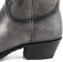 Mayura Boots 2374 Vintage Grijs Dames Cowboy fashion Enkellaars Spitse Neus Western Hak Echt Leer - Thumbnail 4