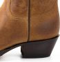 Mayura Boots 2374 Whisky Dames Cowboy fashion Enkellaars Spitse Neus Western Hak Echt Leer - Thumbnail 11