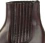 Mayura Boots 2496 Bordeaux Spitse Western Enkellaars Dames Schuine Hak Elastiek Sluiting Glad Leer - Thumbnail 8