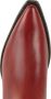 Mayura Boots 2496 Rood Spitse Western Enkellaars Dames Schuine Hak Elastiek Sluiting Glad Leer - Thumbnail 8