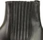 Mayura Boots 2496 Zwart Spitse Western Enkellaars Dames Schuine Hak Elastiek Sluiting Glad Leer - Thumbnail 6