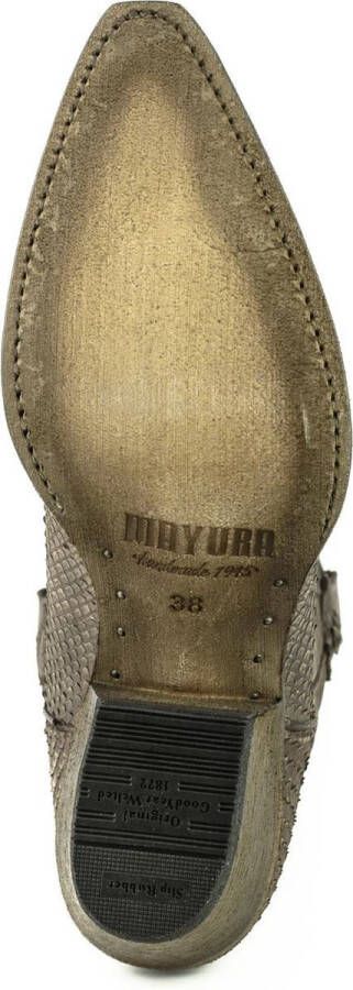 Mayura Boots Alabama 2524 Bruin Lavado Dames Westernlaars Spitse Neus Hak Hoge Schacht Echt Leer