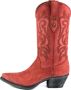 Mayura Boots Alabama 2524 Rood Lavado Dames Westernlaars Spitse Ne cm Hak Hoge Schacht Echt Leer - Thumbnail 5