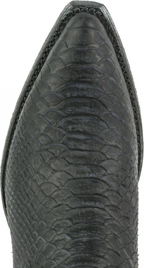 Mayura Boots Alabama 2524 Zwart Lavado Dames Westernlaars Spitse Neus Hak Hoge Schacht Echt Leer