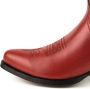 Mayura Boots Arpia 2534 Rood Dames Western Laarzen Sierstiksel Spitse Neus Schuine Hak Glad Leer - Thumbnail 5