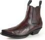 Mayura Boots Austin 1931 Bordeaux Spitse Western Heren Enkellaars Schuine Hak Elastiek Sluiting Vintage Look - Thumbnail 3