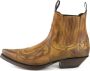 Mayura Boots Austin 1931 Cognac Spitse Western Heren Enkellaars Schuine Hak Elastiek Sluiting Vintage Look - Thumbnail 4