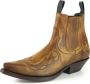 Mayura Boots Austin 1931 Cognac Spitse Western Heren Enkellaars Schuine Hak Elastiek Sluiting Vintage Look - Thumbnail 9