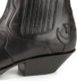 Mayura Boots Austin 1931 Zwart Spitse Western Enkellaars Schuine Hak Elastiek Sluiting Vintage Look - Thumbnail 8