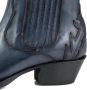 Mayura Boots Marilyn 2487 Marine Blauw Dames Cowboy Western Fashion Enklelaars Spitse Neus Schuine Hak Elastiek Sluiting Echt Leer - Thumbnail 7