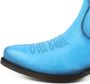 Mayura Boots Marilyn 2487 Turquoise Dames Cowboy Western Fashion Enklelaars Spitse Neus Schuine Hak Elastiek Sluiting Echt Leer - Thumbnail 3