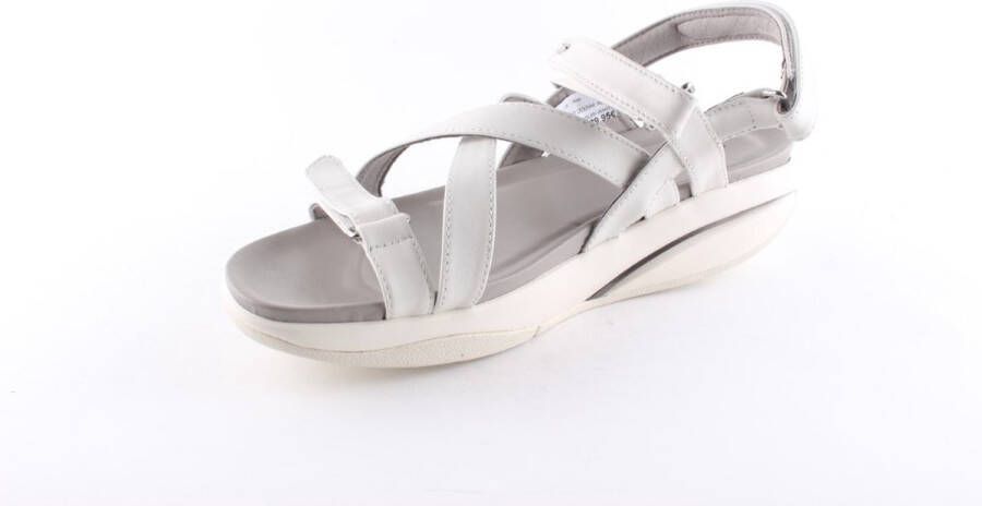 MBT klittenband sandaal KIBURI WHITE