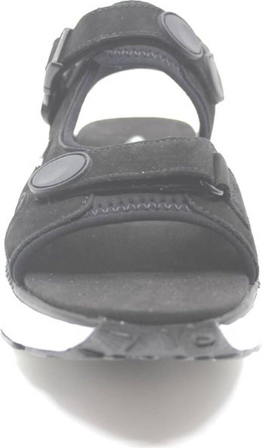 MBT MTR SANDAL M 702836 03U Zwarte heren sandalen in een dynamic uitvoering