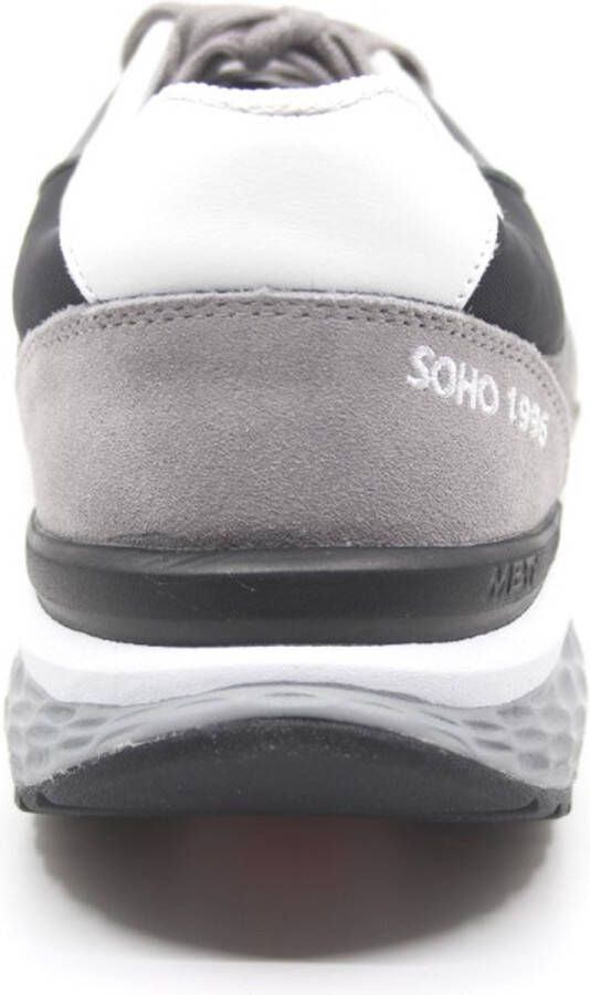 MBT SOHO 1996 II M Black Grey 702884-1565N Grijs combi kleurige heren sneaker met een ronde zool met balance point