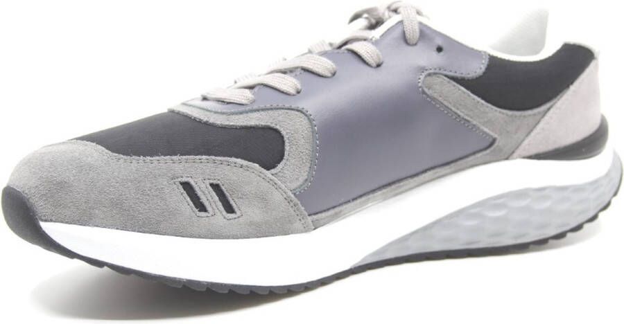 MBT SOHO 1996 II M Black Grey 702884-1565N Grijs combi kleurige heren sneaker met een ronde zool met balance point