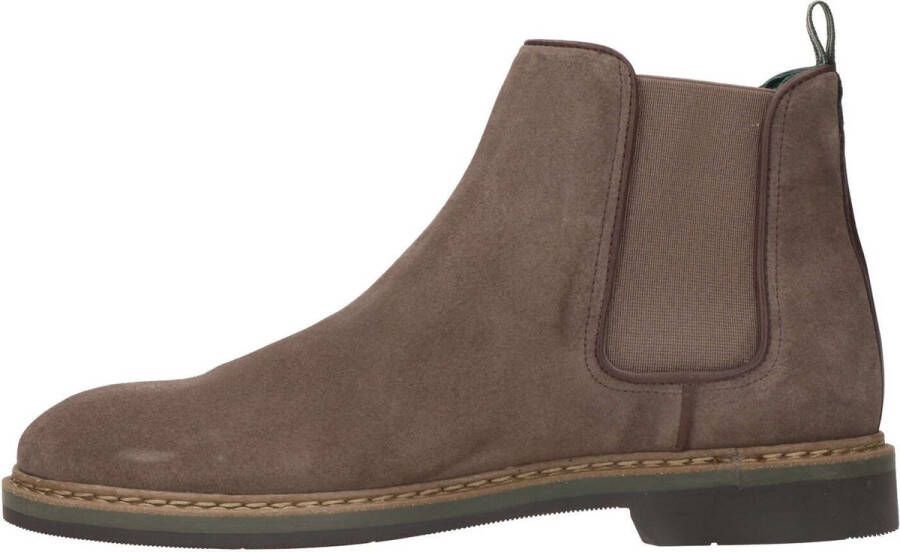 McGregor Heren Boots Bruin Chelsea Boots Suède Elastiek