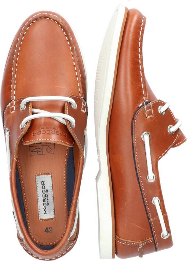 McGregor Heren Bootschoenen Bruin Bootschoenen Leer