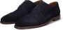 McGregor Heren Herenschoenen Blauw Lage Sneakers Suède Veters - Thumbnail 2