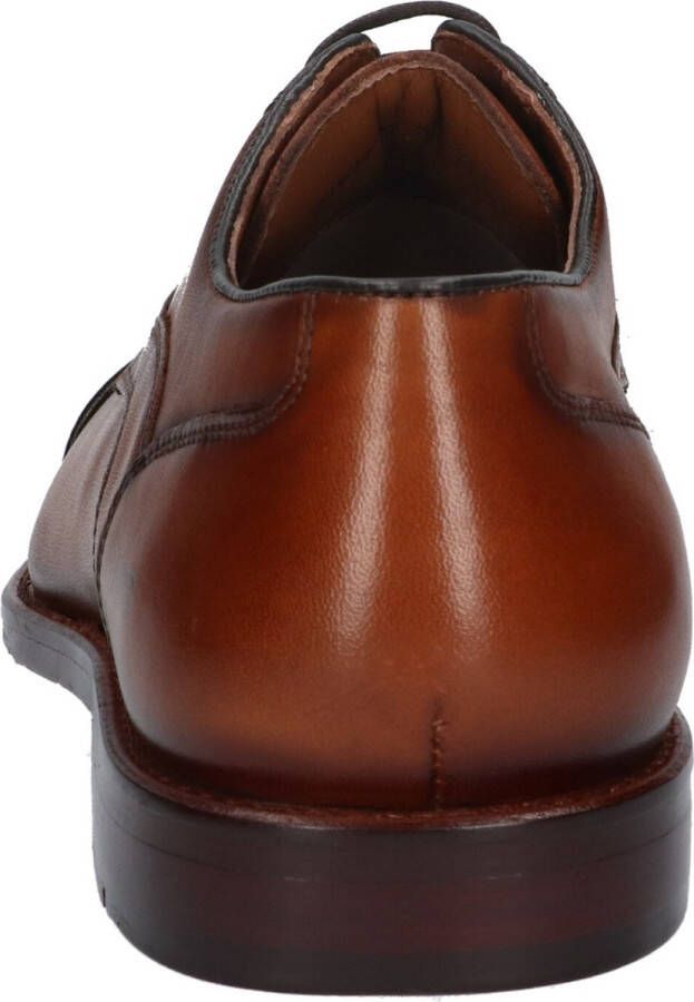 McGregor Heren Herenschoenen Cognac Lage Sneakers Leer Veters