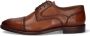 McGregor Heren Herenschoenen Cognac Lage Sneakers Leer Veters - Thumbnail 5