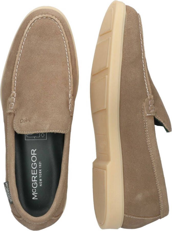 McGregor Heren Loafers Beige Loafers Suède