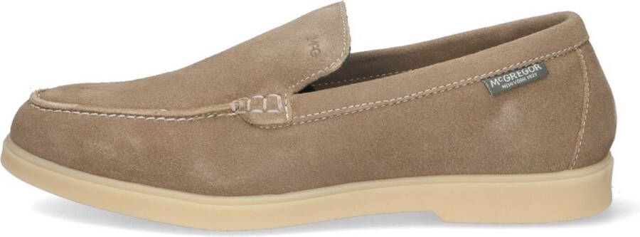 McGregor Heren Loafers Beige Loafers Suède