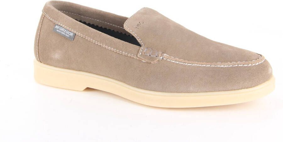 McGregor Heren Loafers Beige Loafers Suède