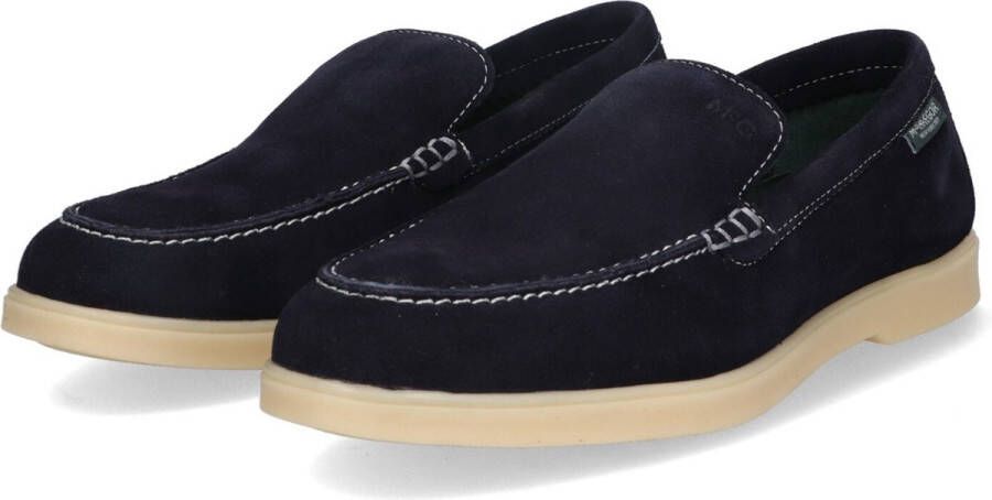 McGregor Heren Loafers Blauw Loafers Suède