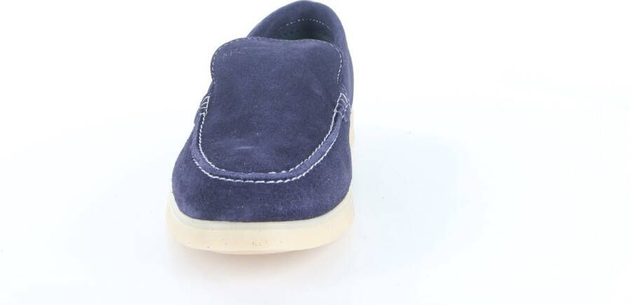 McGregor Heren Loafers Blauw Loafers Suède