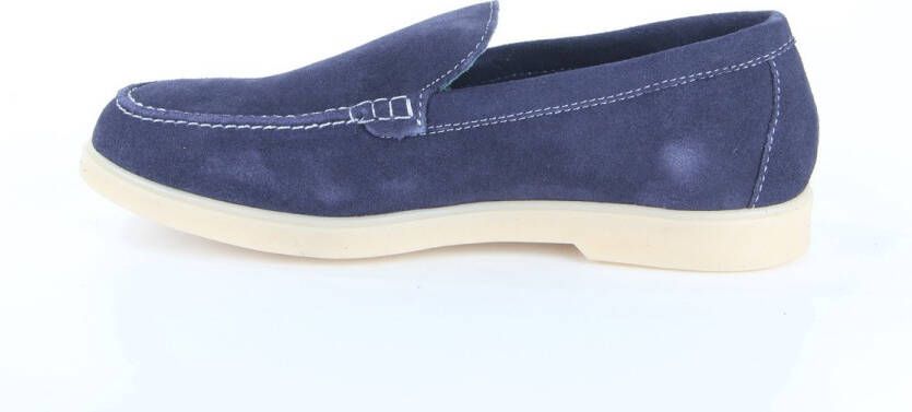 McGregor Heren Loafers Blauw Loafers Suède