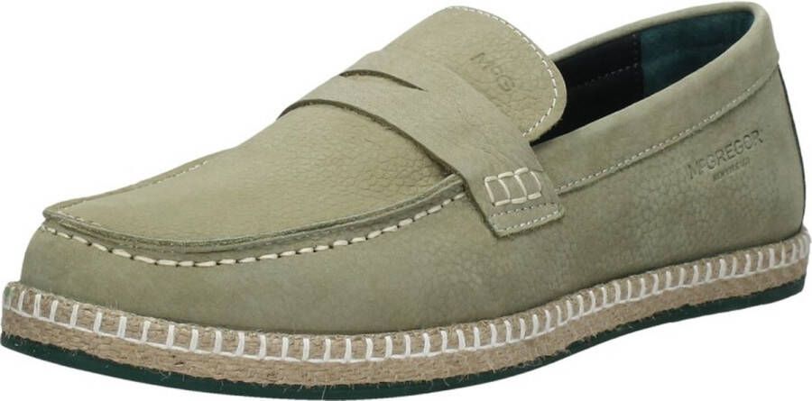 McGregor Heren Loafers Groen Loafers Suède